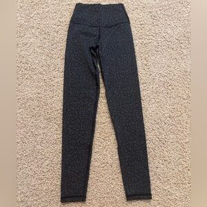 Aerie Charcoal Leopard Print Leggings
